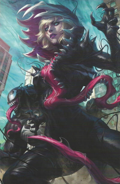 Cover for Venom (Marvel, 2018 series) #35 (200) [ArtgermCollectibles.com Exclusive - Stanley "Artgerm" Lau Virgin Art]