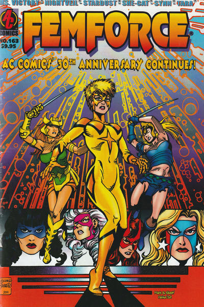 Cover for FemForce (AC, 1985 series) #163 [Mark Heike, Stephanie Heike and Eduardo Barreto Variant]