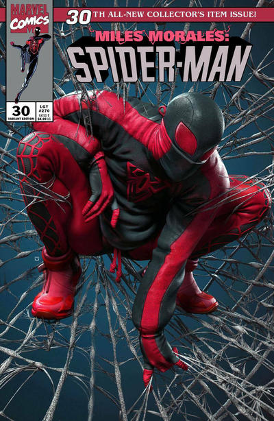 Cover for Miles Morales: Spider-Man (Marvel, 2019 series) #30 (270) [The Comic Mint - Rafael Grassetti]