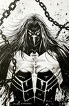 Cover Thumbnail for Venom (2018 series) #27 (192) [Unknown Comics / Street Level Hero Exclusive - Tyler Kirkham Virgin Art Black and White]