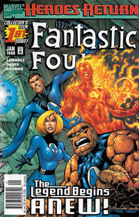 Cover Thumbnail for Fantastic Four (Marvel, 1998 series) #1 [Newsstand]