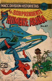 Cover Thumbnail for El Sorprendente Hombre Araña (Editorial OEPISA, 1974 series) #47