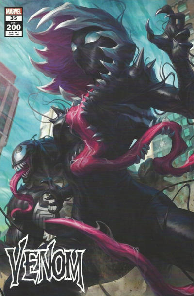 Cover for Venom (Marvel, 2018 series) #35 (200) [ArtgermCollectibles.com Exclusive - Stanley "Artgerm" Lau]