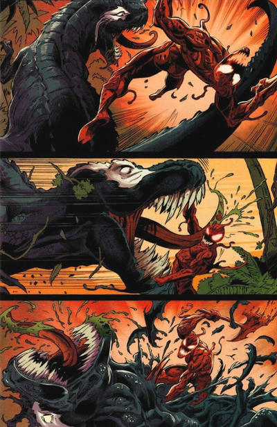 Cover for Venom (Marvel, 2018 series) #25 (190) [Fourth Printing - Mark Bagley Virgin Art Cover]