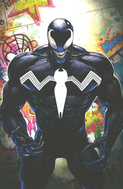 Cover for Venom (Marvel, 2018 series) #35 (200) [Clayton Crain.com Exclusive - Clayton Crain 'The Shape' Cover C]