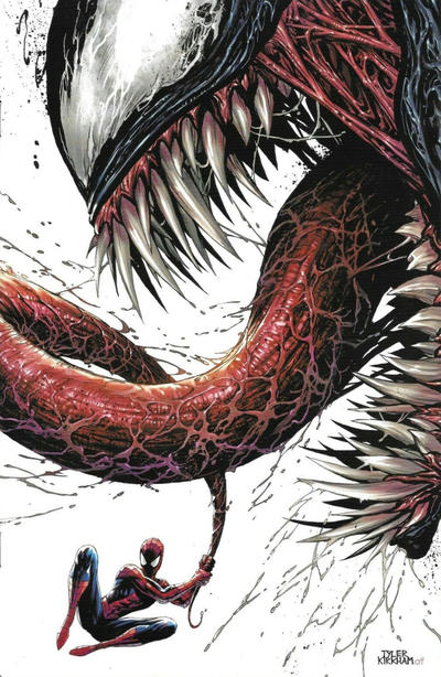 Cover for Venom (Marvel, 2018 series) #1 (166) [Variant Edition - Unknown Comics Exclusive - Tyler Kirkham Virgin Cover]
