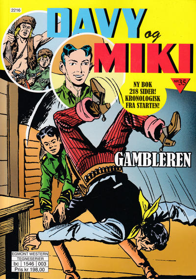 Cover for Davy og Miki (Hjemmet / Egmont, 2014 series) #35 - Gambleren