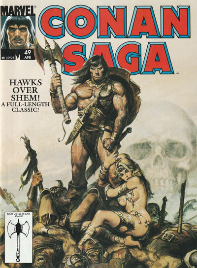Cover for Conan Saga (Marvel, 1987 series) #49 [Direct]