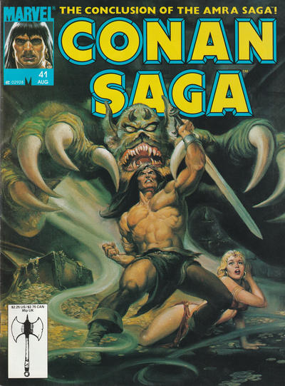Cover for Conan Saga (Marvel, 1987 series) #41 [Direct]