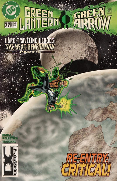 Cover for Green Lantern (DC, 1990 series) #77 [DC Universe Corner Box]