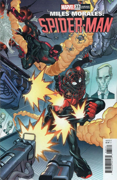 Cover for Miles Morales: Spider-Man (Marvel, 2019 series) #35 (275) [Javier Garrón Cover]