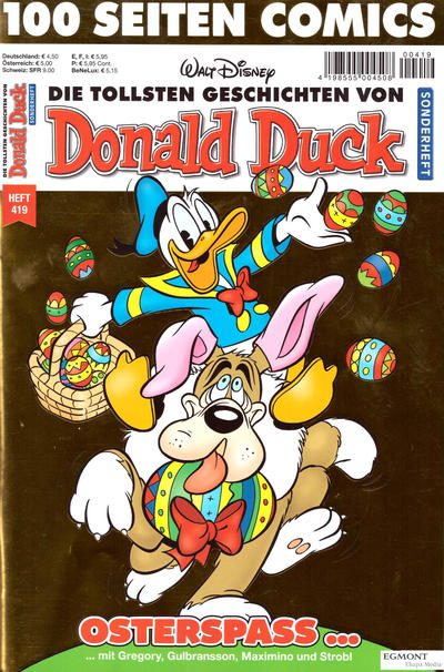 Cover for Die tollsten Geschichten von Donald Duck (Egmont Ehapa, 1965 series) #419