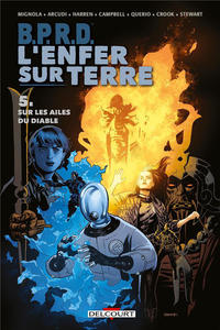 Cover Thumbnail for B.P.R.D. : L'Enfer sur Terre (Delcourt, 2013 series) #5 - Sur les ailes du diable