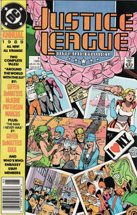 Cover for Justice League Annual (DC, 1987 series) #3 [Newsstand]