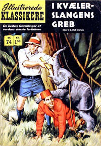 Cover Thumbnail for Illustrerede Klassikere (I.K. [Illustrerede klassikere], 1956 series) #74 - I kvælerslangens greb
