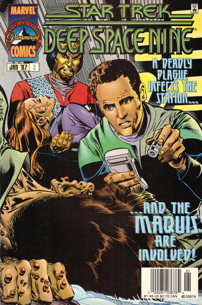 Cover for Star Trek: Deep Space Nine (Marvel, 1996 series) #3 [Newsstand]