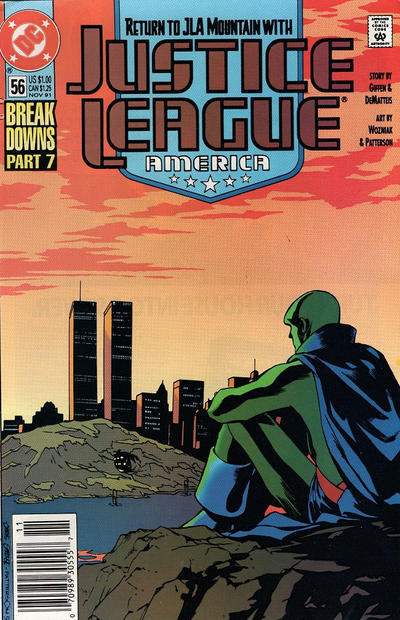Cover for Justice League America (DC, 1989 series) #56 [Newsstand]