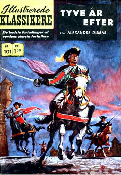 Cover for Illustrerede Klassikere (I.K. [Illustrerede klassikere], 1956 series) #101 - Tyve år efter