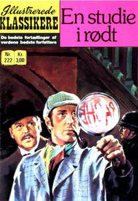 Cover Thumbnail for Illustrerede Klassikere (I.K. [Illustrerede klassikere], 1956 series) #222 - En studie i rødt