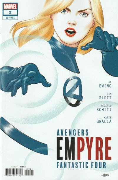 Cover for Empyre (Marvel, 2020 series) #2 [Michael Cho 'Fantastic Four' (Invisible Woman)]