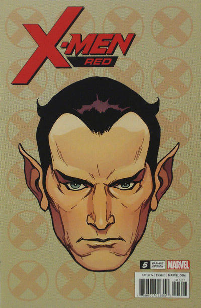 Cover for X-Men: Red (Marvel, 2018 series) #5 [Travis Charest 'Legacy Headshot']