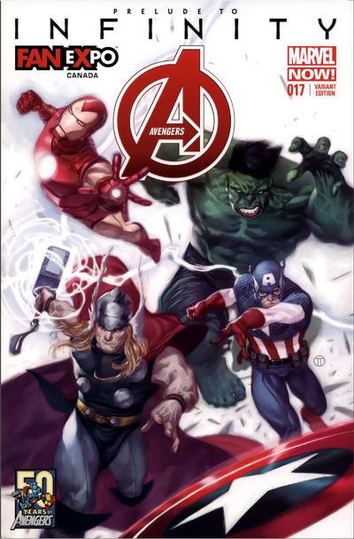 Cover for Avengers (Marvel, 2013 series) #17 [Julian Totino Tedesco Fan Expo Canada]