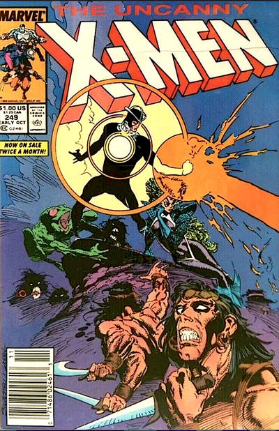 Cover for The Uncanny X-Men (Marvel, 1981 series) #249 [Mark Jewelers]