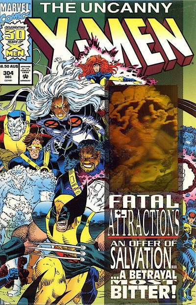 Cover for The Uncanny X-Men (Marvel, 1981 series) #304 [Australian]
