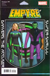 Cover Thumbnail for Empyre (2020 series) #6 [John Tyler Christopher 'Action Figures' Cover (Danvers the Accuser and Super-Skrull)]
