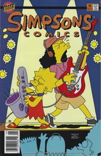 Cover for Simpsons Comics (Bongo, 1993 series) #6 [Newsstand]