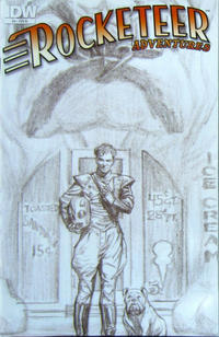 Cover Thumbnail for Rocketeer Adventures (IDW, 2011 series) #4 [B/W Incentive Edition]