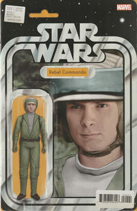 Cover Thumbnail for Star Wars (Marvel, 2020 series) #22 [John Tyler Christopher 'Action Figure' (Rebel Commando) Cover]