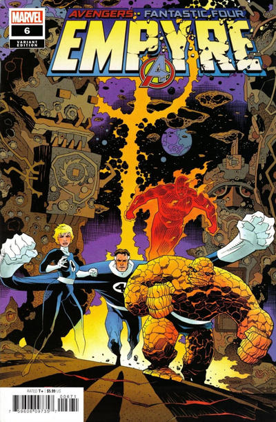 Cover for Empyre (Marvel, 2020 series) #6 [Mike Mignola 'Hidden Gem' Cover]