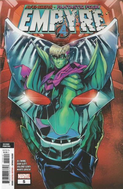 Cover for Empyre (Marvel, 2020 series) #5 [Second Printing]