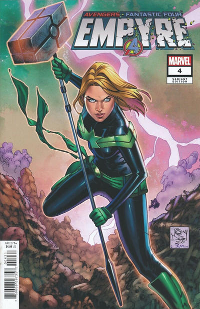 Cover for Empyre (Marvel, 2020 series) #4 [Tony S. Daniel 'Kree / Skrull' Cover]