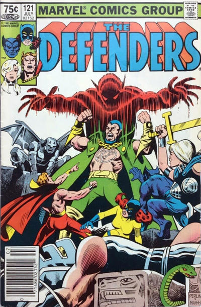 Cover for The Defenders (Marvel, 1972 series) #121 [Canadian]