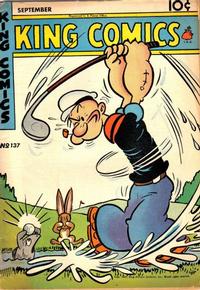 Cover Thumbnail for King Comics (David McKay, 1936 series) #137