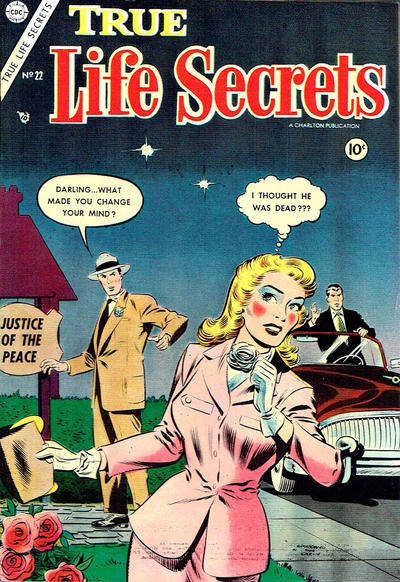 Cover for True Life Secrets (Charlton, 1951 series) #22