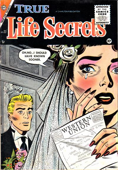 Cover for True Life Secrets (Charlton, 1951 series) #27