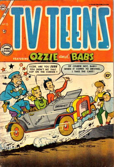 Cover for TV Teens (Charlton, 1954 series) #15 [2]