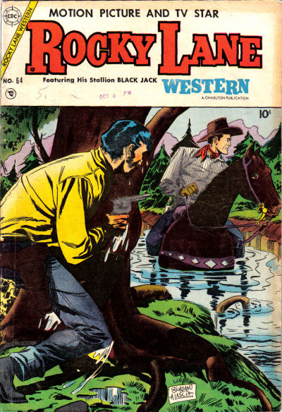 Cover for Rocky Lane Western (Charlton, 1954 series) #64