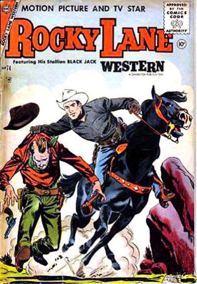 Cover for Rocky Lane Western (Charlton, 1954 series) #74