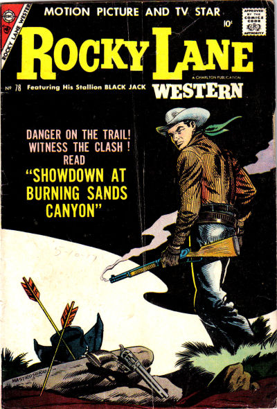 Cover for Rocky Lane Western (Charlton, 1954 series) #78