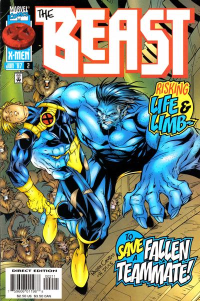Cover for Beast (Marvel, 1997 series) #2 [Direct Edition]