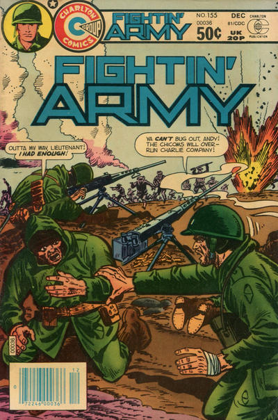 Cover for Fightin' Army (Charlton, 1956 series) #155