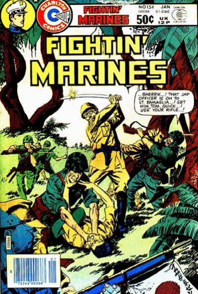 Cover for Fightin' Marines (Charlton, 1955 series) #154