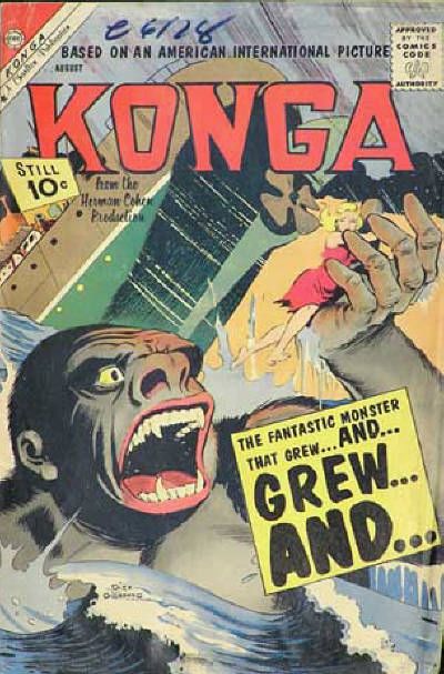 Cover for Konga (Charlton, 1960 series) #2