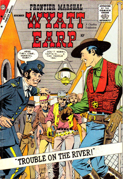 Cover for Wyatt Earp, Frontier Marshal (Charlton, 1956 series) #27