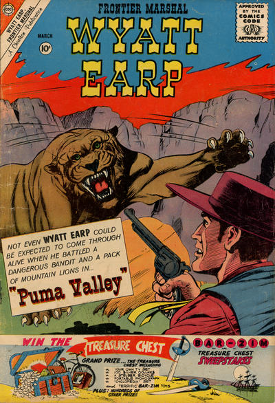 Cover for Wyatt Earp, Frontier Marshal (Charlton, 1956 series) #35