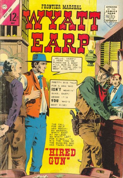 Cover for Wyatt Earp, Frontier Marshal (Charlton, 1956 series) #53